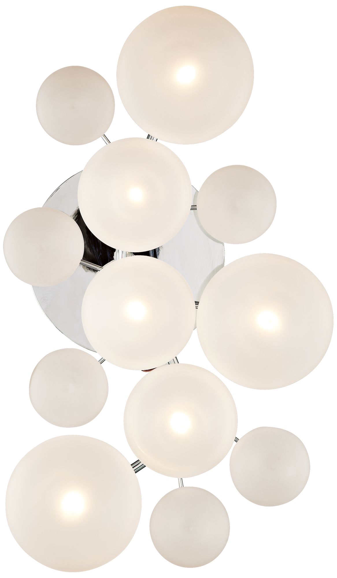 Possini Euro Lilypad 19 1 4 Wide Etched Glass Ceiling Light