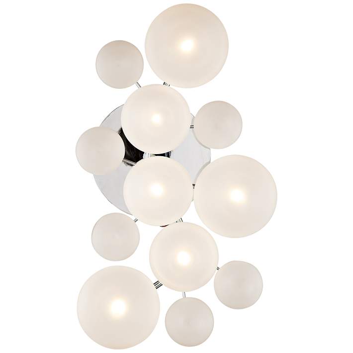 Possini Euro Lilypad 19 1 4 Wide Etched Glass Ceiling Light