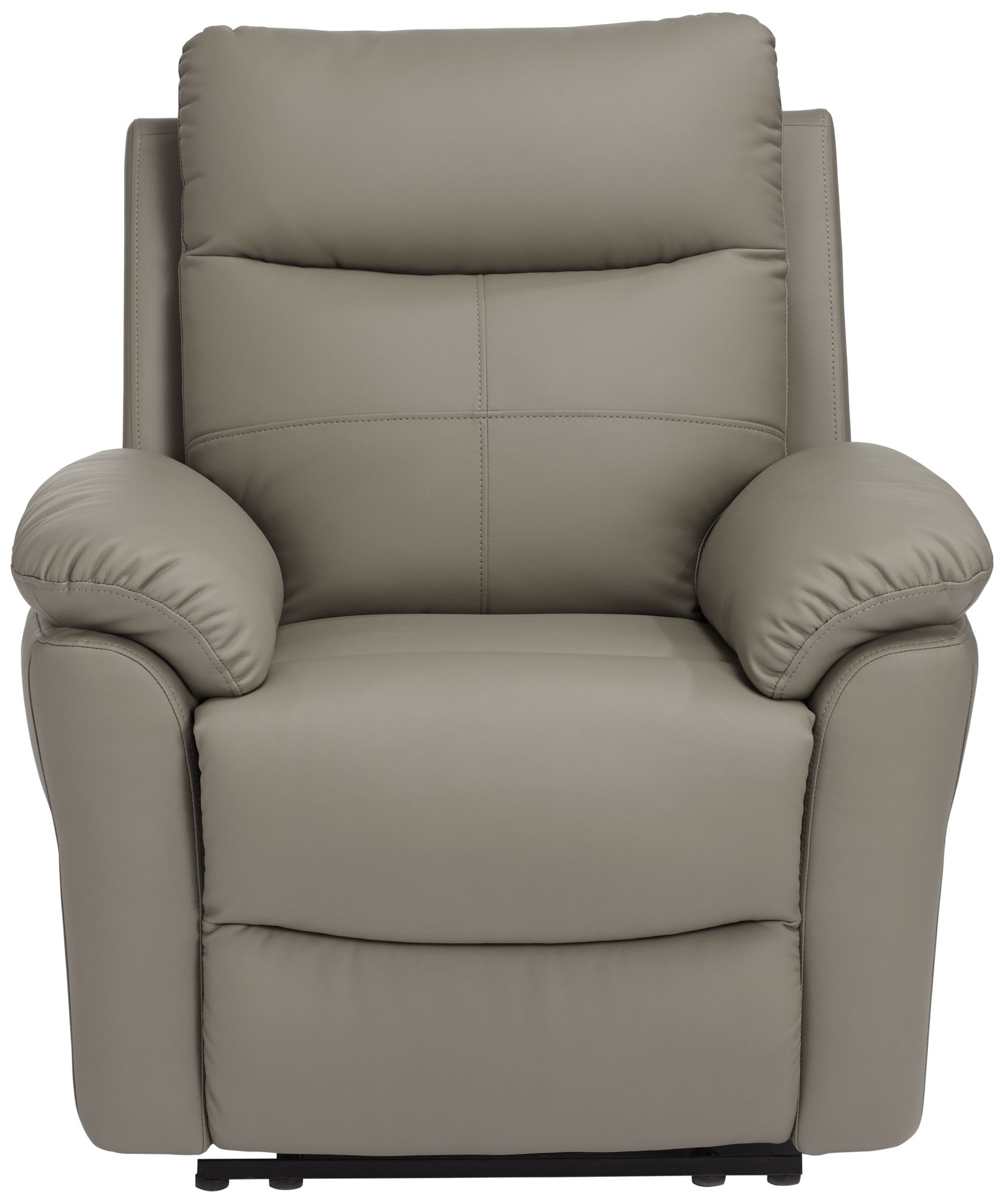 Newport Taupe Faux Leather Recliner Chair 16D81 Lamps Plus