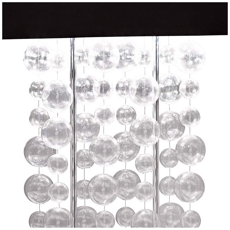 Possini Euro Design Clear Bubble Cascade Table Lamp more views