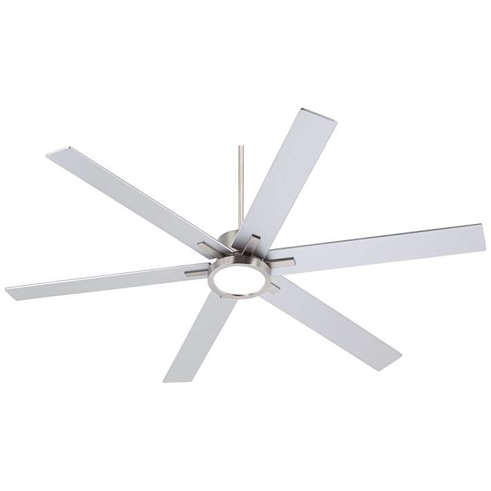 70 Nucleus Casa Vieja Nickel Led Large, Menards Ceiling Fans With Lights And Remote Control