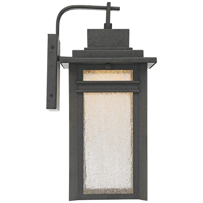 Image 3 Quoizel Beacon 16 3/4" High Black LED Outdoor Wall Light more views