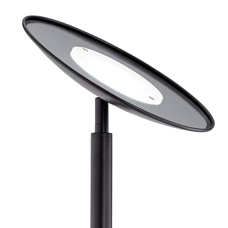Image 3 Decker Modern LED Reading Floor Lamp in Black more views
