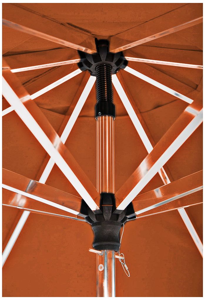 Santa Barbara 8 3 4 Foot Tuscan Sunbrella Patio Umbrella 19v57 Lamps Plus