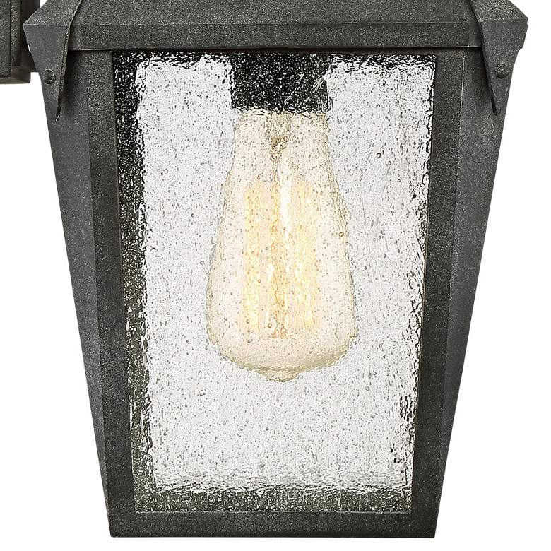 Quoizel Carriage 15&quot; High Mottled Black Outdoor Wall Light more views