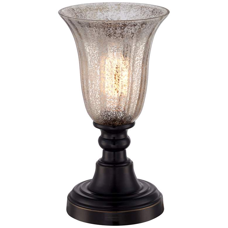 Isaac Mercury Glass 13&quot; High Accent Table Lamp more views