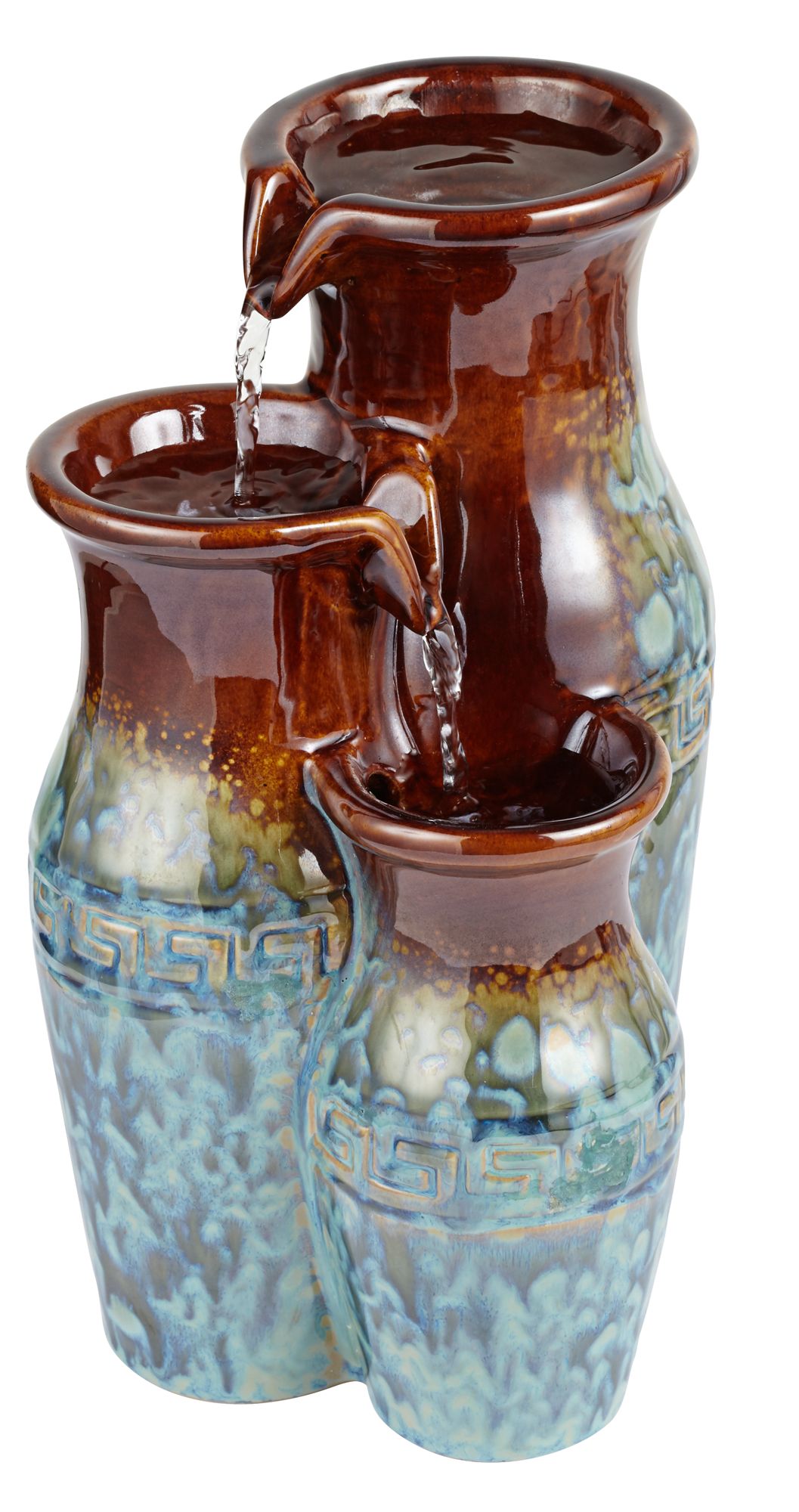 Mediterranean Jar 11 1/2" High Ceramic Tabletop Fountain 1G456