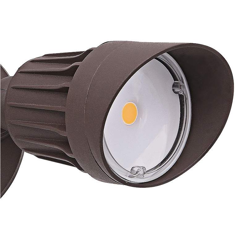 Eco-Star 13&quot; Wide LED Security Flood Light in Bronze more views
