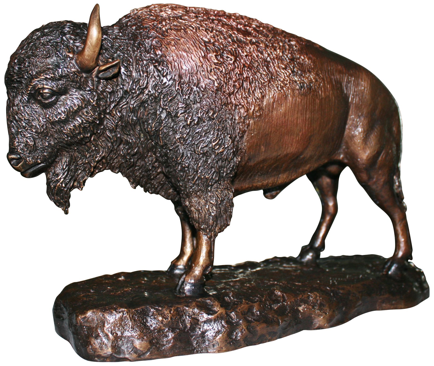 Henri Studio Buffalo 12" Wide Bronze Desktop Sculpture 1P312 Lamps