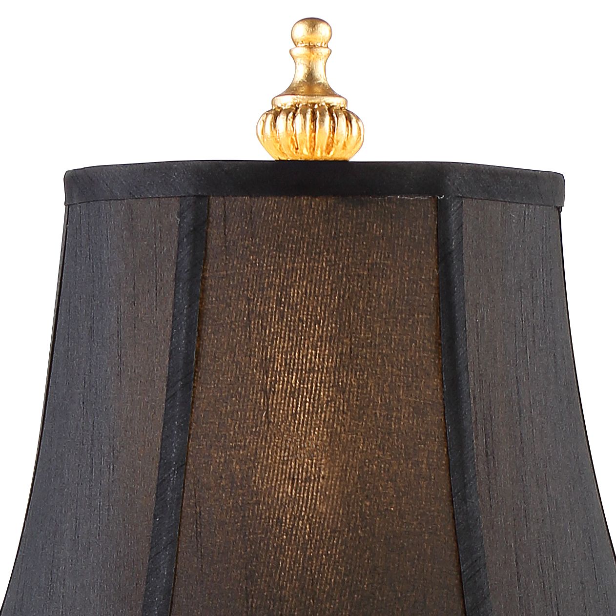 Juliette Bright Gold Black Shade Buffet Table Lamp Set Of 2 - #1R055 ...