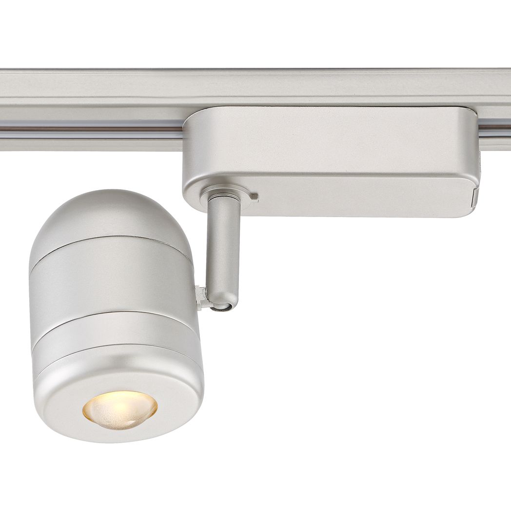 5.5 Watt Brushed Steel LED Linear Halo Track Head 1X441 Lamps Plus