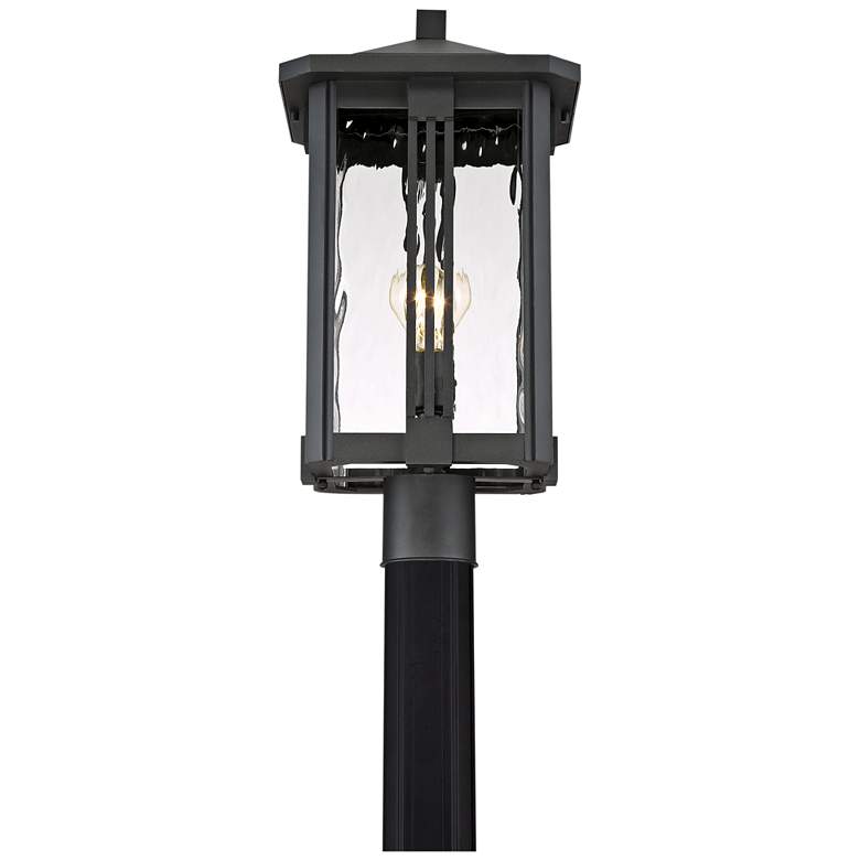 Image 2 Quoizel Everglade 20 1/4"W Earth Black Outdoor Post Light more views