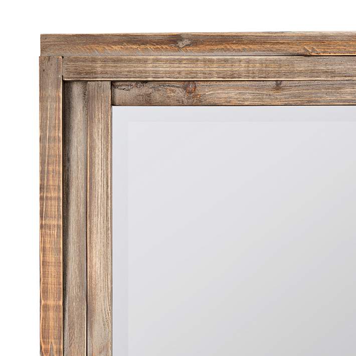 Mia Reclaimed Wood 30 X 40, 30 X 77 Wall Mirror