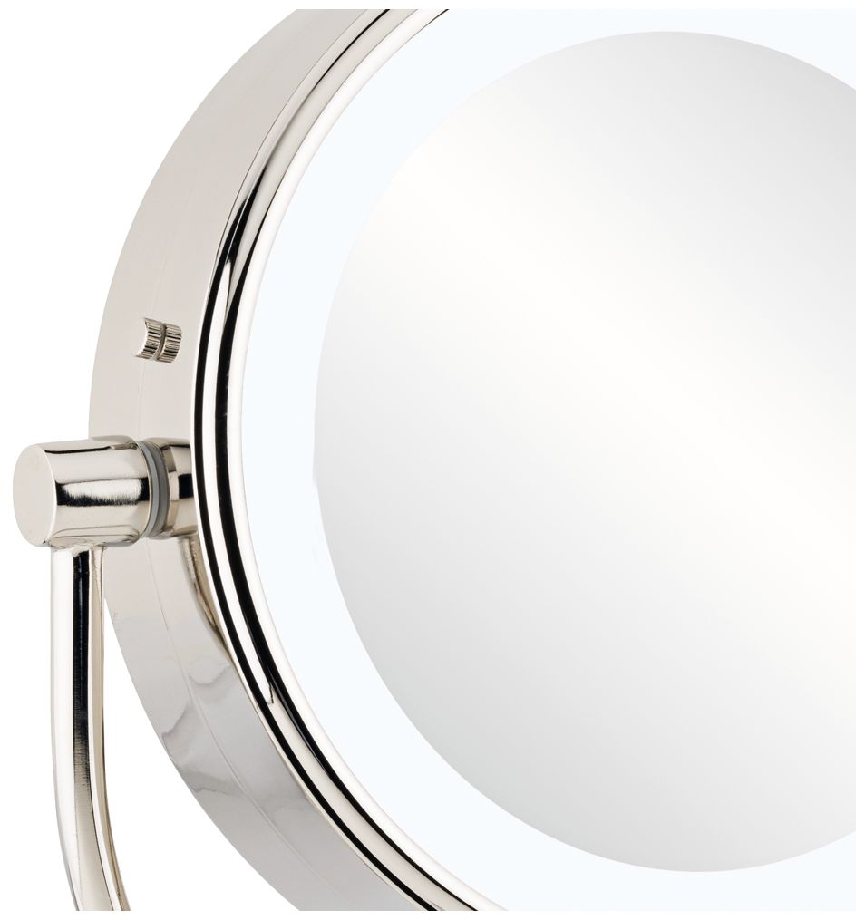 Neomodern Polished Nickel LED Wall Makeup Mirror 21T83 Lamps Plus