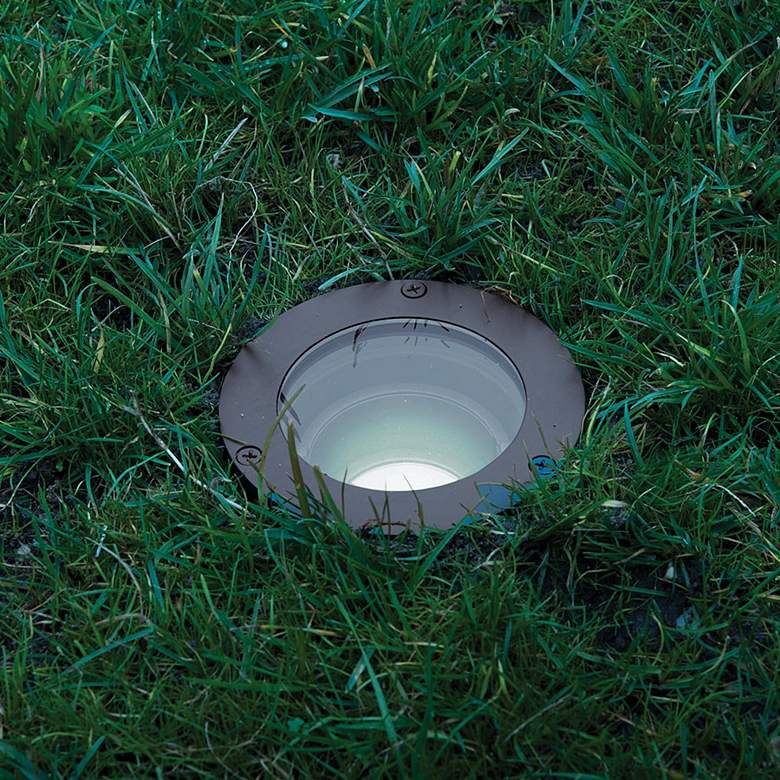 WAC Bronzed Brass Color Changing LED In-Ground Well Light more views