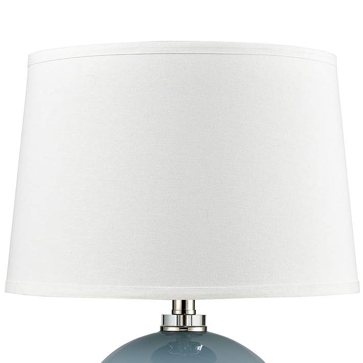 Dimond Culland Azure Blue Glass Accent, Azure Clear Glass Table Lamp