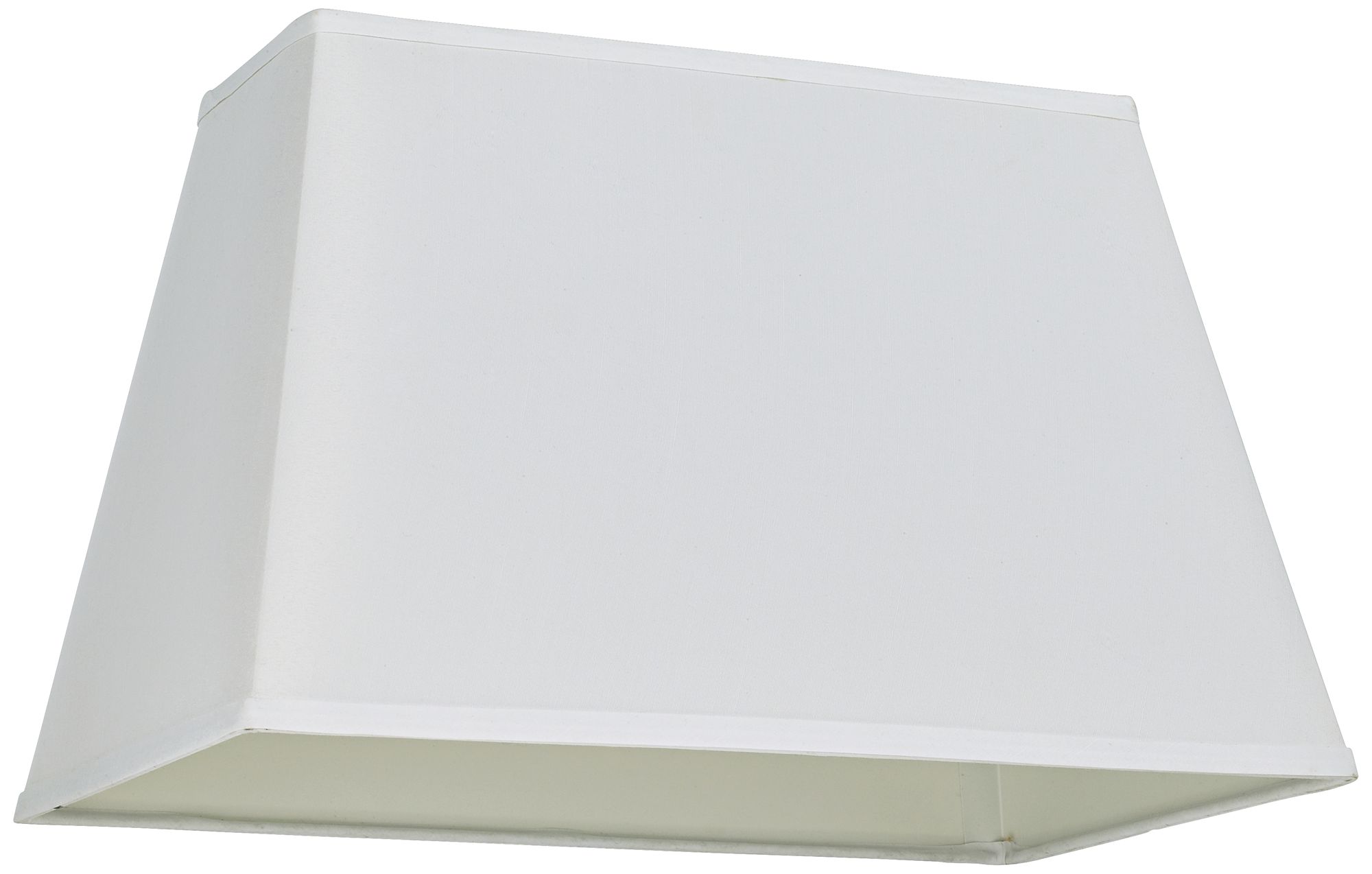 White Rectangular Shade 14/6x18/12x12 (Spider) 26417 Lamps Plus