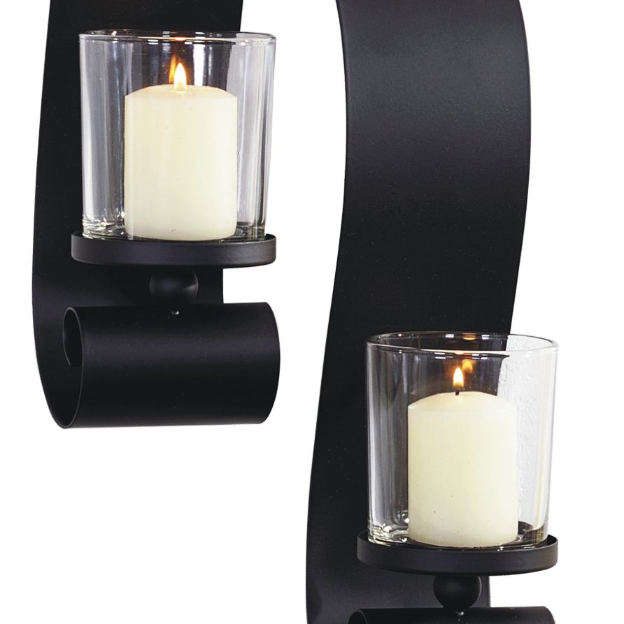 Black Wall Candle Holders Amazon Com Candle Sconces Danya B Candle