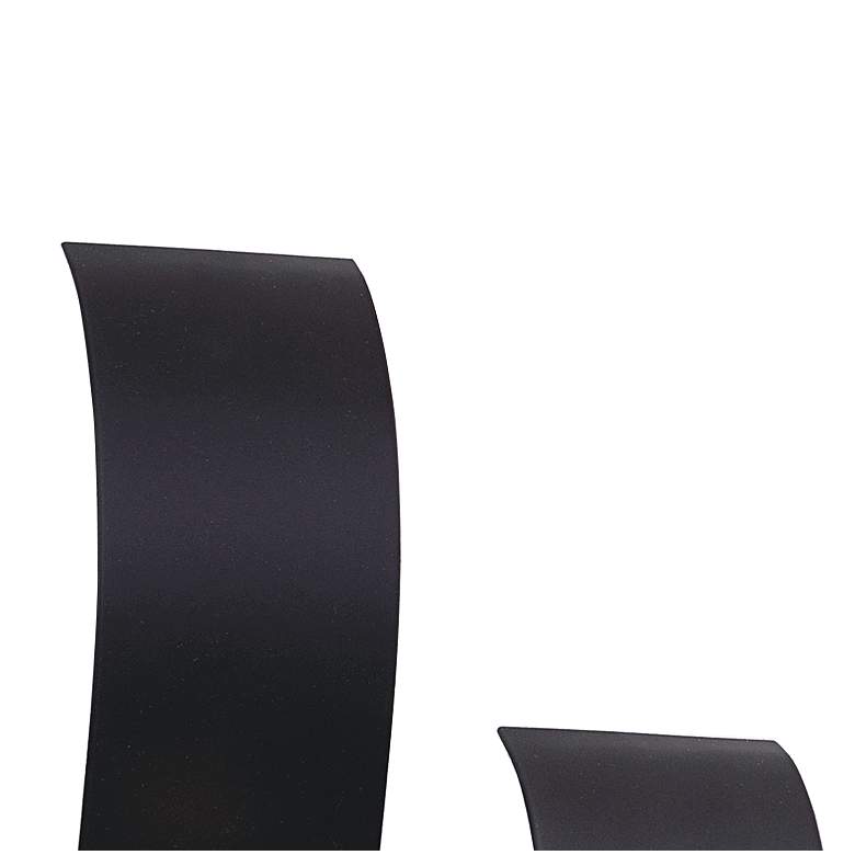 Bold II Black Wall Sconce Pillar Candle Holders Set of 2 more views