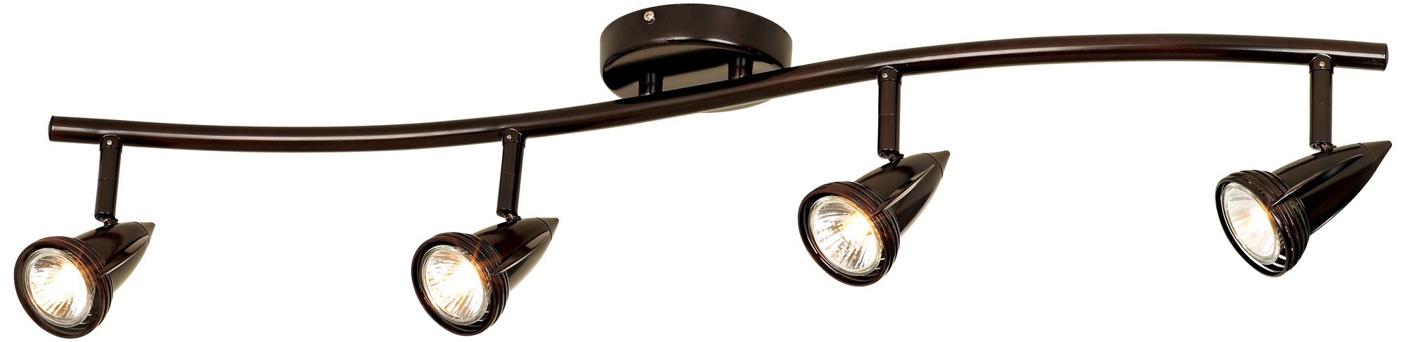 LED Pro Track 4Light Oil Rubbed Bronze Track Kit Wave Bar 28893