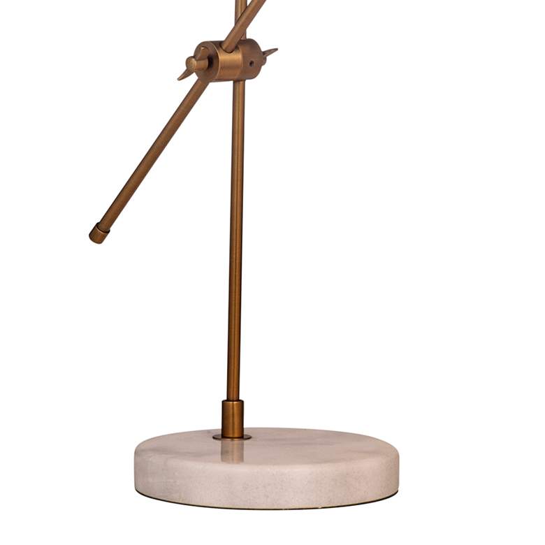 Image 4 Danielle Brass Metal Adjustable Desk Lamp more views