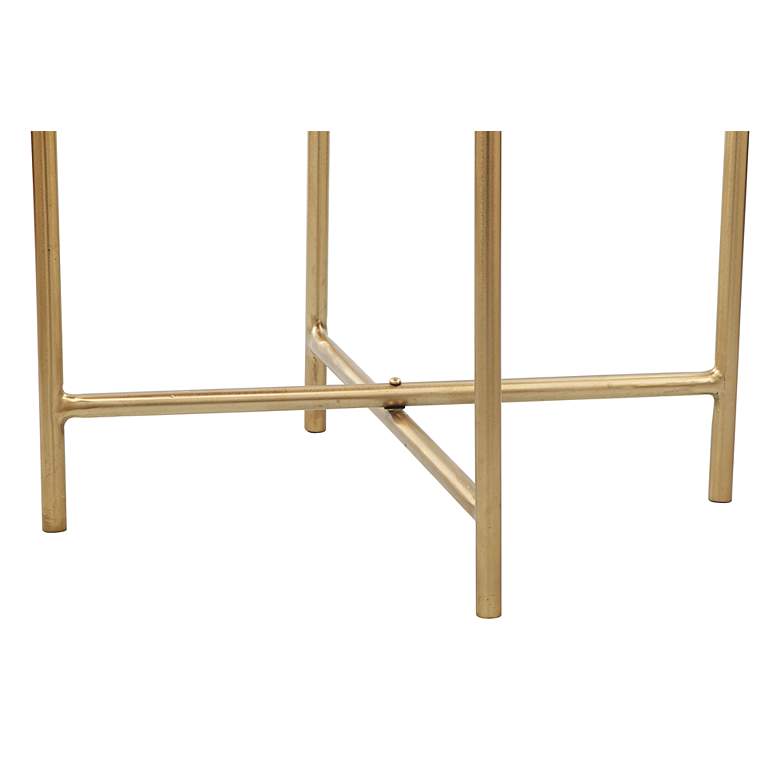 Image 2 Zuo David 18" Wide Gold Side Table more views