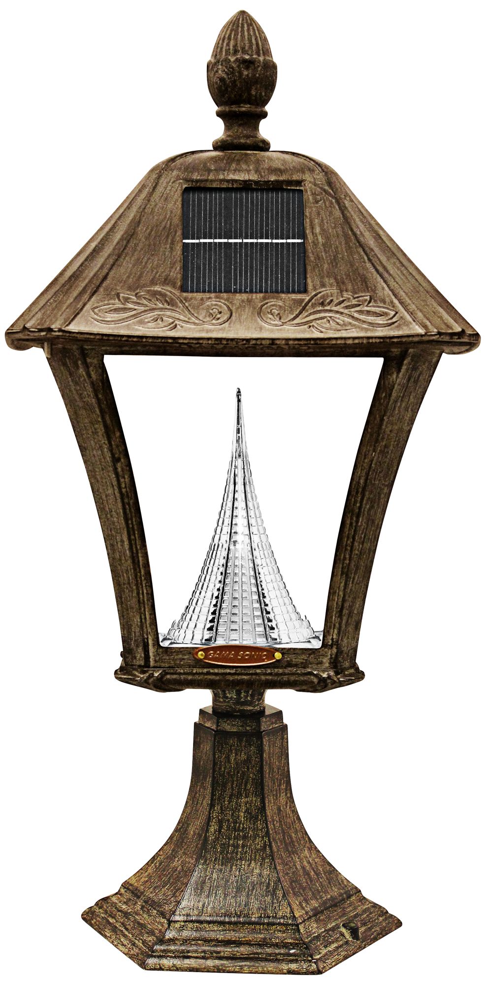 Baytown Solar 6000K 2Watt LED Bronze Post Light 2M080 Lamps Plus