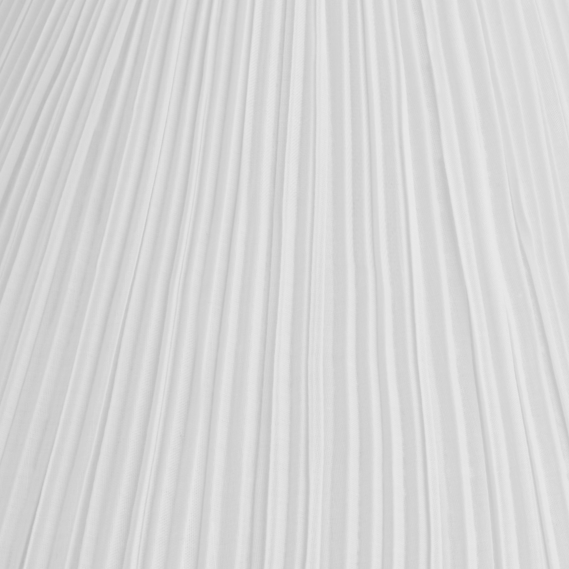 white pleated lamp shade