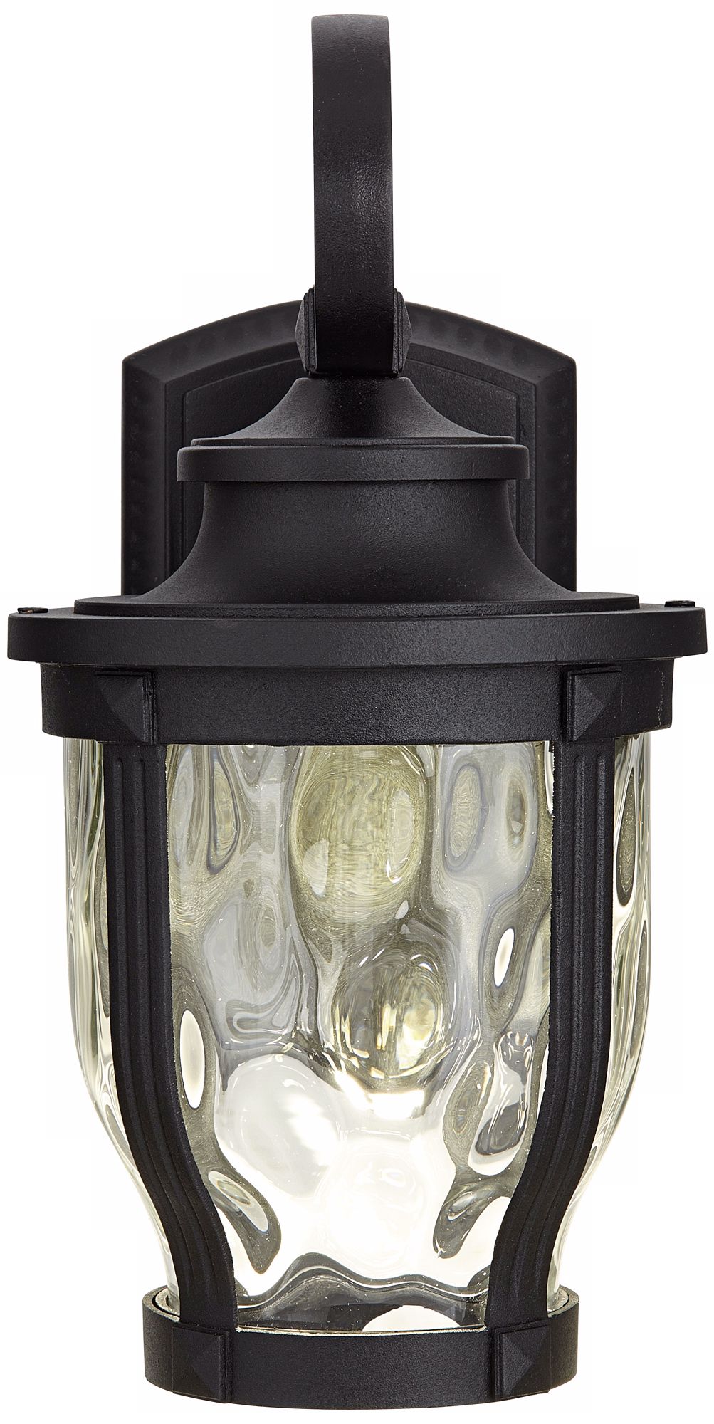 Merrimack 12 1/4" High Black LED Outdoor Wall Light 2T837 Lamps Plus