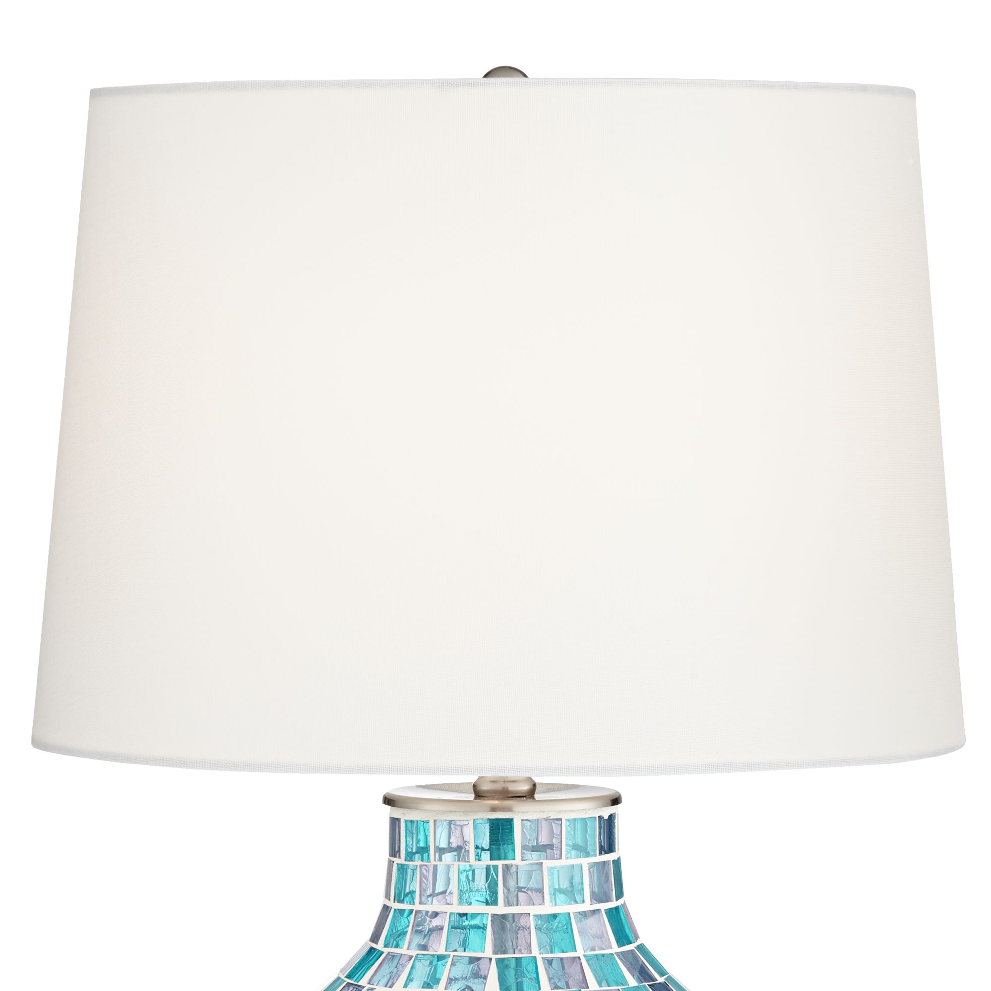 teal blue table lamp