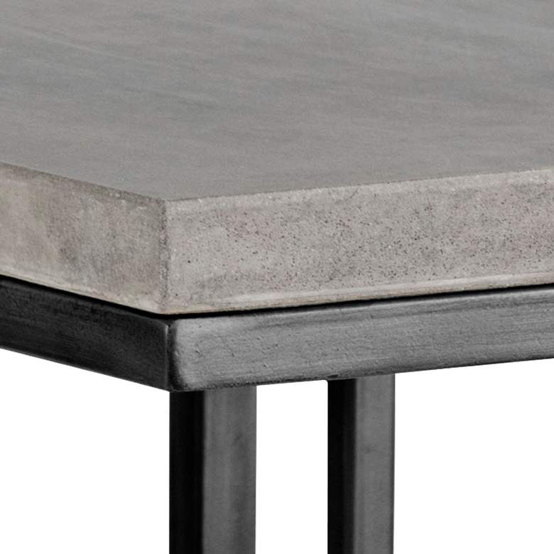Sawyer-C 26&quot; High Concrete Modern End Table more views