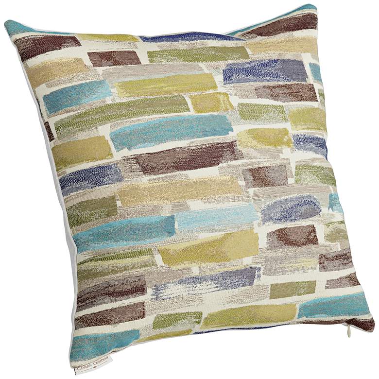 Paint Strokes 18&quot; Square Throw Pillow more views