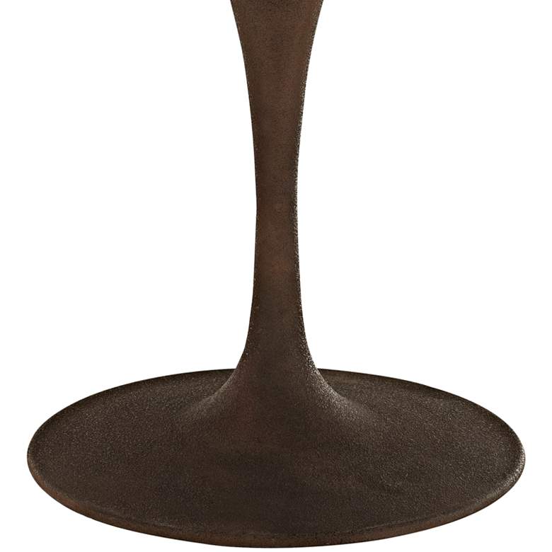 Image 2 Drive 47" Wide Brown Medium Round Dining Table more views