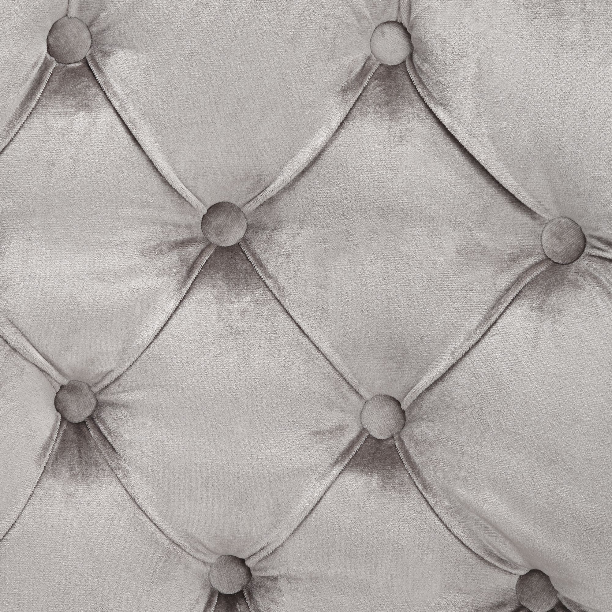 Euphoria Tufted Gray Velvet Dining Chair 33W41 Lamps Plus