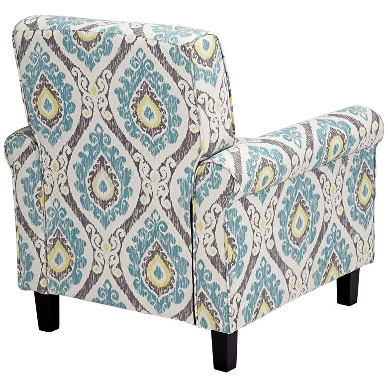 Image 7 Lansbury Multi-Color Ikat Print Fabric Accent Chair more views