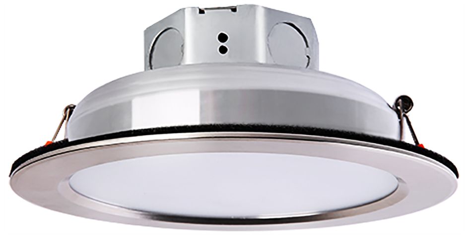 Veloce 6" Nickel LED Retrofit Downlight 35A61 Lamps Plus