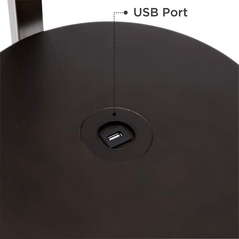Image 5 Mesa Tray Table Floor Lamp with USB Port more views