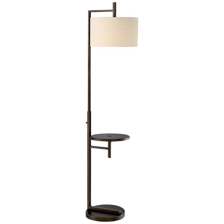 Image 7 Mesa Tray Table Floor Lamp with USB Port more views