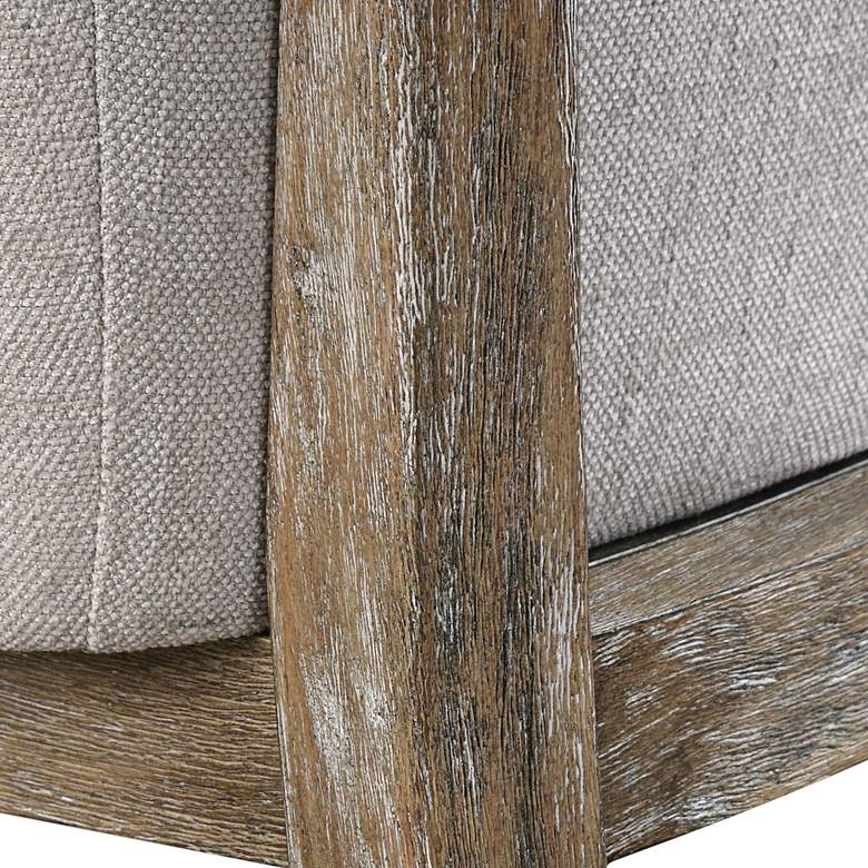 Uttermost Varner Neutral Beige Linen Fabric Accent Chair more views