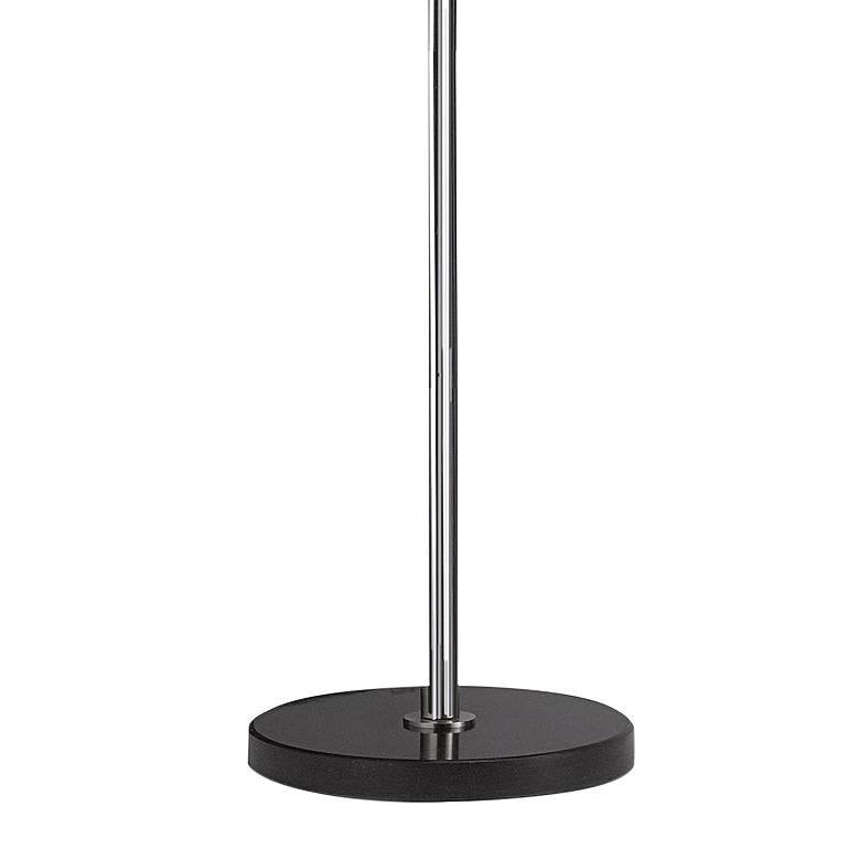 Wellington Brushed Steel Adjustable 3-Light Arc Floor Lamp more views