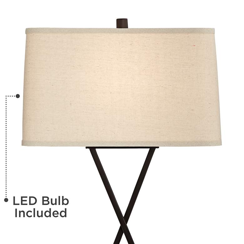 Megan USB Table Lamp Set of 2 with LED Bulbs more views