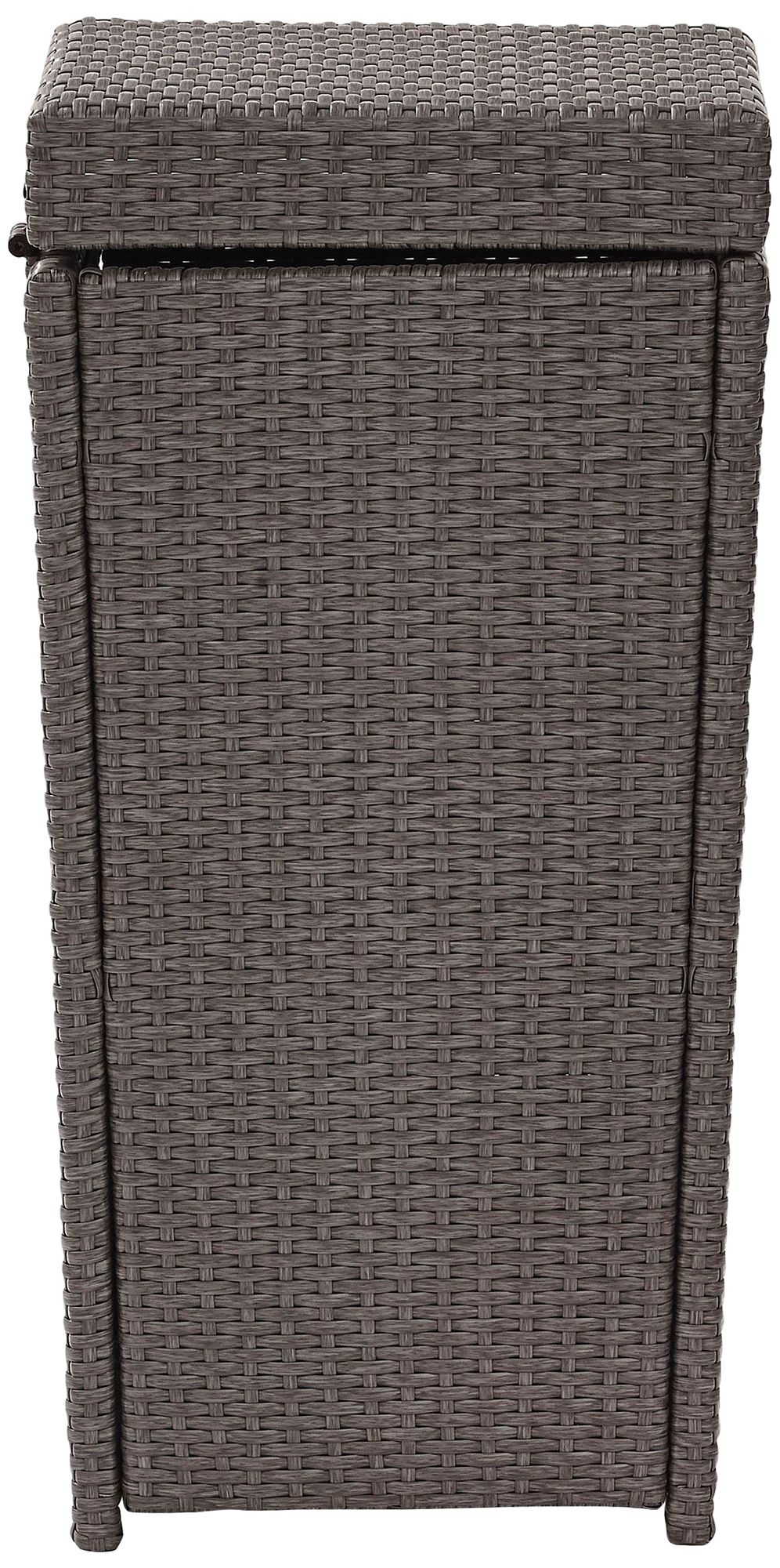 Palm Harbor Gray Outdoor Wicker Trash Bin 37A12 Lamps Plus