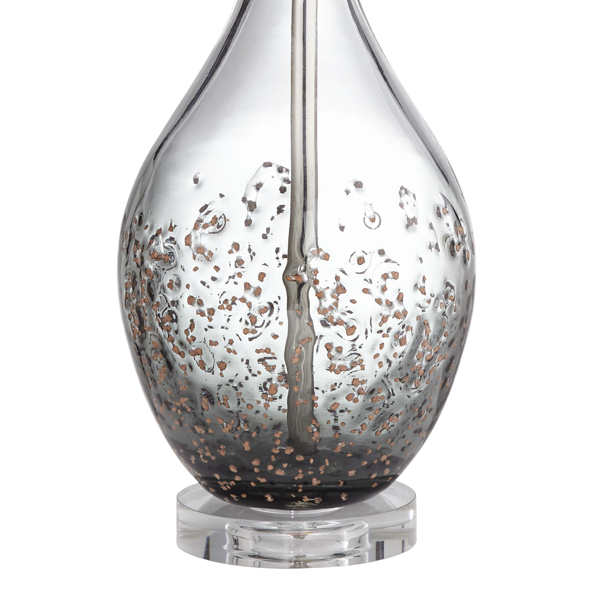 Sparrow Smoke Gray Glass Table Lamp Set of 2 37J60 Lamps Plus