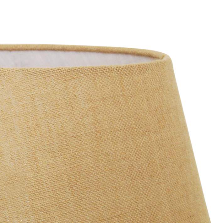 Details about   16" Burlap Lamp Shade Euro Empire 16" Burlap Hand Rolled Lampshades Earth Brown 