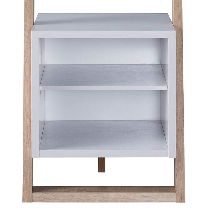 Daemore 20 3 4 W Natural And White 5, Threshold Hadley Horizontal Bookcase