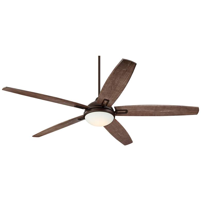 Image 6 72" Casa Domain Bronze Wet Location LED Large Ceiling Fan with Remote more views