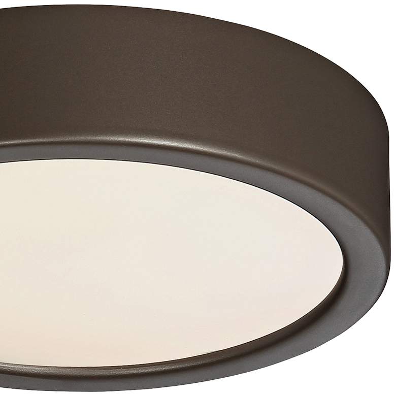 Image 3 George Kovacs Puzo 6" Wide Copper Bronze LED Ceiling Light more views