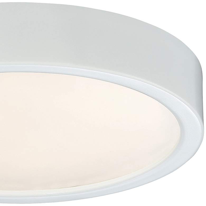 Image 3 George Kovacs Puzo 8" Wide White LED Ceiling Light more views