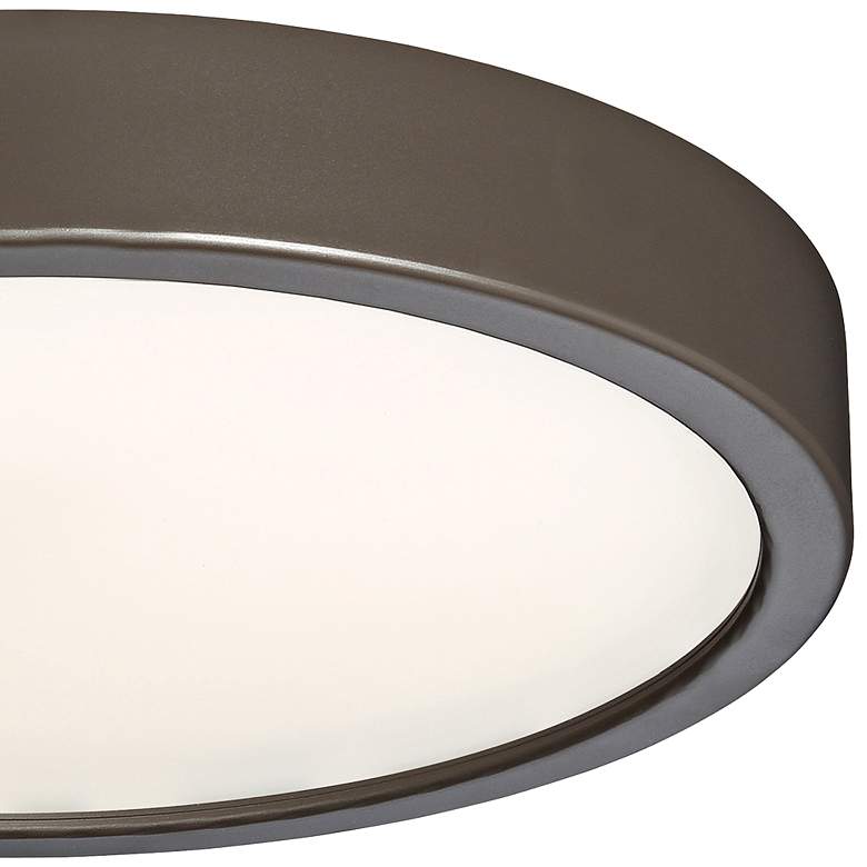 Image 3 George Kovacs Puzo 10" Wide Copper Bronze LED Ceiling Light more views