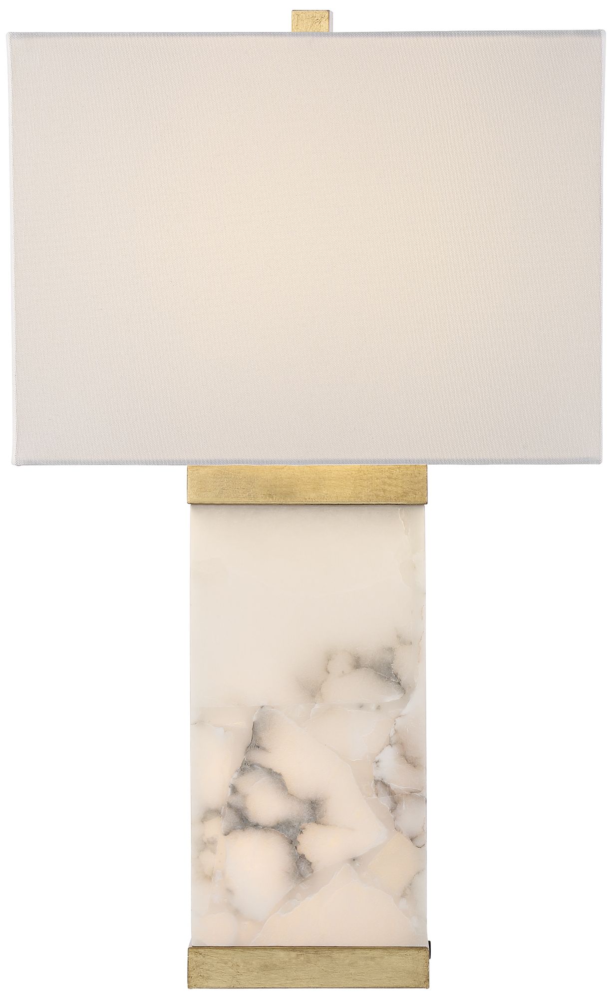 Possini Euro Mindy Alabaster Table Lamp With Night Light 39n95 Lamps Plus